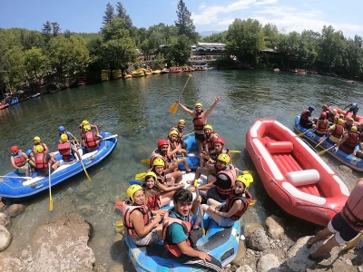 Tazi-Canyon-Zipline mit Rafting-Tour ab Tekirova