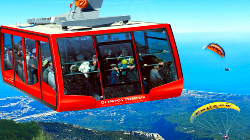Tahtali cable car in Kemer