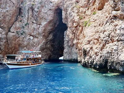 Turkish Maldives Suluada island boat trip from Kemer