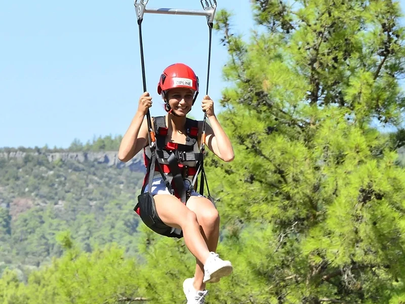 Zipline tour in Beldibi