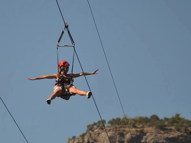 Zipline tour in Beldibi