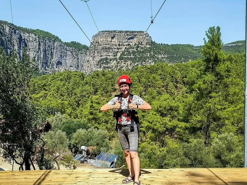 Zipline tour in Beldibi