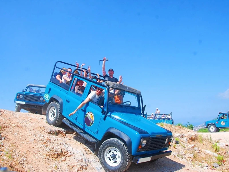 Jeep safari and rafting from Beldibi