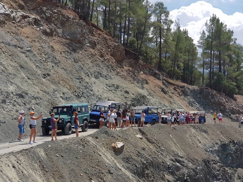 Jeep safari and rafting from Beldibi