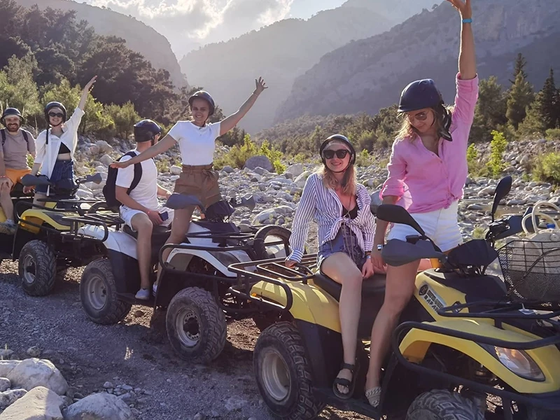 Quad safari and rafting from Beldibi